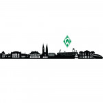 Bremen | Fan Werder SV Shop Bremen Werder Wall Sticker Skyline